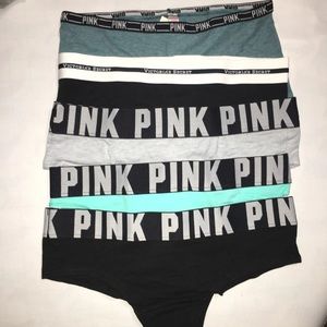 NWT 5 Victoria Secret PINK Panty Bundle